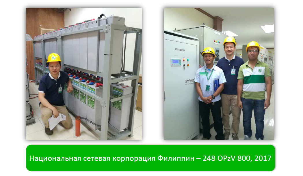 Национальная сетевая корпорация Филиппин – 248 OPzV 800